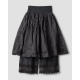 skirt 22252 MIRVA Black organdie and silk Ewa i Walla - 1