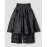 skirt 22252 MIRVA Black organdie and silk Ewa i Walla - 1