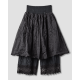 skirt 22252 MIRVA Black organdie and silk Ewa i Walla - 1