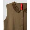 gilet 33381 SISSELA laine bouillie Olive Ewa i Walla - 12