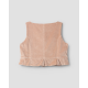 gilet 33380 ELJANA velours Taupe Ewa i Walla - 17