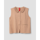 gilet 33381 SISSELA laine bouillie Taupe Ewa i Walla - 1