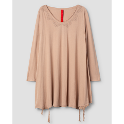 tunique 44986 DANIA jersey Taupe Ewa i Walla - 1