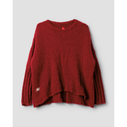 pullover 44991 GURLI Red alpaca knit Ewa i Walla - 1