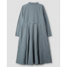 dress / jacket 55863 HANNE Storm blue cotton Ewa i Walla - 11