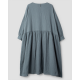 dress 55866 LISE-LOTT Storm blue double cotton Ewa i Walla - 17