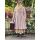 coat 66756 MAJROS Taupe velvet Ewa i Walla - 15