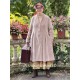 coat 66756 MAJROS Taupe velvet Ewa i Walla - 8