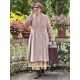 coat 66756 MAJROS Taupe velvet Ewa i Walla - 9