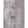 coat 66756 MAJROS Taupe velvet Ewa i Walla - 32