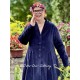 coat 66756 MAJROS Midnight blue velvet Ewa i Walla - 11