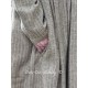 dress 55876 VANDA Dark ecru striped linen Ewa i Walla - 19