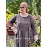 dress CANNE Black linen Les Ours - 11