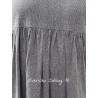 dress CANNE Black linen Les Ours - 18