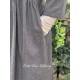 dress CANNE Black linen Les Ours - 20