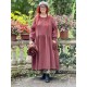 dress 55866 LISE-LOTT Burgundy double cotton Ewa i Walla - 1