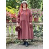 dress 55866 LISE-LOTT Burgundy double cotton Ewa i Walla - 1