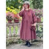 dress 55866 LISE-LOTT Burgundy double cotton Ewa i Walla - 2