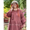 dress 55866 LISE-LOTT Burgundy double cotton Ewa i Walla - 4