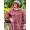 dress 55866 LISE-LOTT Burgundy double cotton Ewa i Walla - 3