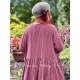 dress 55866 LISE-LOTT Burgundy double cotton Ewa i Walla - 7