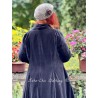 coat 66756 MAJROS Black velvet Ewa i Walla - 6