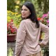 long sleeves T-shirt 44984 GINGER Taupe jersey Ewa i Walla - 9