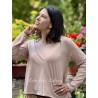 long sleeves T-shirt 44984 GINGER Taupe jersey Ewa i Walla - 8