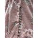 short dress LEA Macaroon with pink flowers cotton voile Les Ours - 13