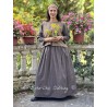 dress CANNE Black linen Les Ours - 7