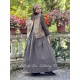 dress CANNE Black linen Les Ours - 8