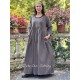 dress CANNE Black linen Les Ours - 2