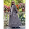 dress CANNE Black linen Les Ours - 5