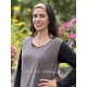 dress ASTER Black linen Les Ours - 12