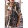 veste kimono Dragon Julian in Raven Magnolia Pearl - 12