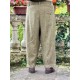 trouser 11413 BOTVI Dark ecru striped linen Ewa i Walla - 3