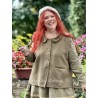 gilet 33381 SISSELA laine bouillie Olive Ewa i Walla - 1