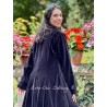 coat 66756 MAJROS Black velvet Ewa i Walla - 13