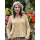 long sleeves T-shirt 44984 GINGER Ecru jersey Ewa i Walla - 1