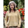 long sleeves T-shirt 44984 GINGER Ecru jersey Ewa i Walla - 1