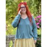 long sleeves T-shirt 44984 GINGER Storm blue jersey Ewa i Walla - 2