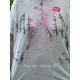 T-shirt Art Of Palm in True Magnolia Pearl - 15