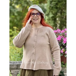 jacket 66759 VIKTORIA Taupe boiled wool Ewa i Walla - 1