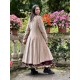 coat 66756 MAJROS Taupe velvet Ewa i Walla - 24