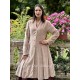 coat 66756 MAJROS Taupe velvet Ewa i Walla - 19