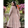 coat 66756 MAJROS Taupe velvet Ewa i Walla - 25