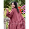 dress 55866 LISE-LOTT Burgundy double cotton Ewa i Walla - 1