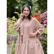 dress 55866 LISE-LOTT Taupe double cotton Ewa i Walla - 3