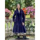 coat 66756 MAJROS Midnight blue velvet Ewa i Walla - 2