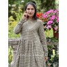 dress 55878 MEIA Small checks cotton Ewa i Walla - 3